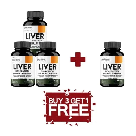 Dream Motto Buy 3 Get 1 Free Cleanse Detox, 1 Month+ Supply| Herbal Supplement for Health (70 capsules per bottle)