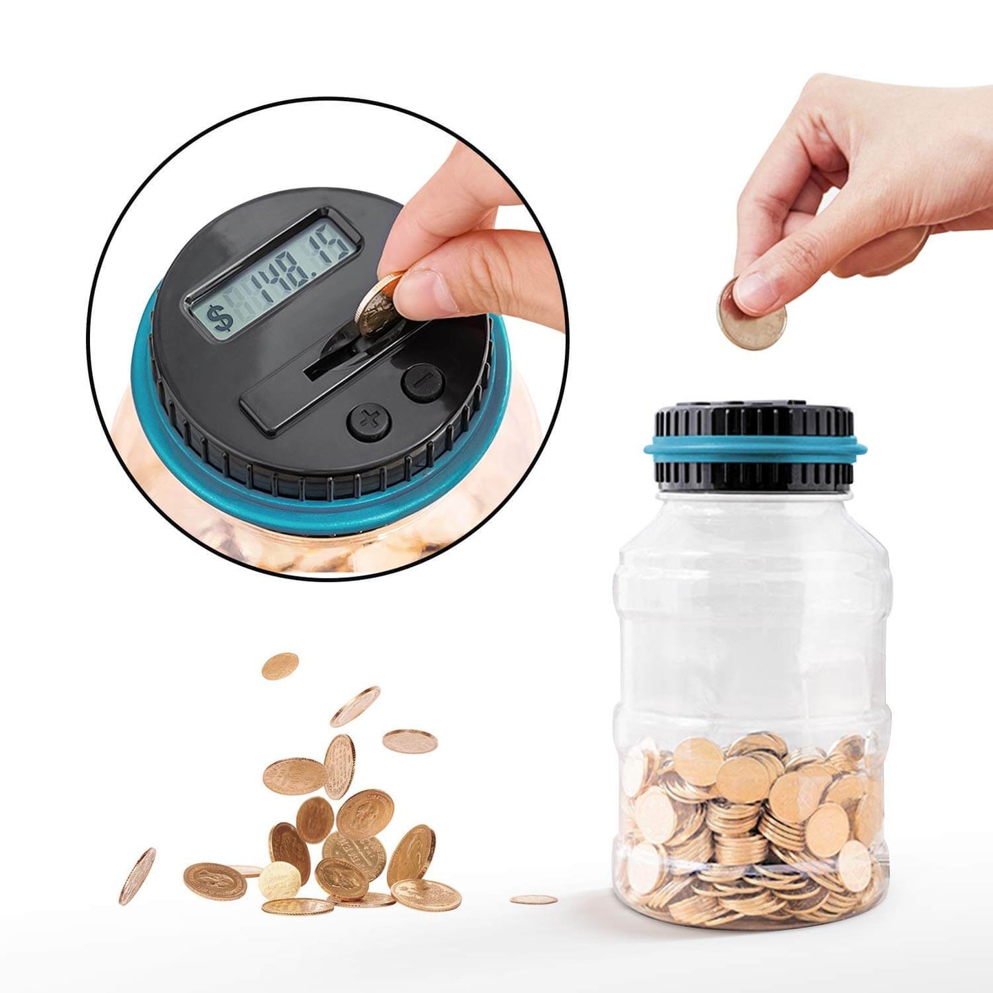 Dream Motto Digital Coin Jar