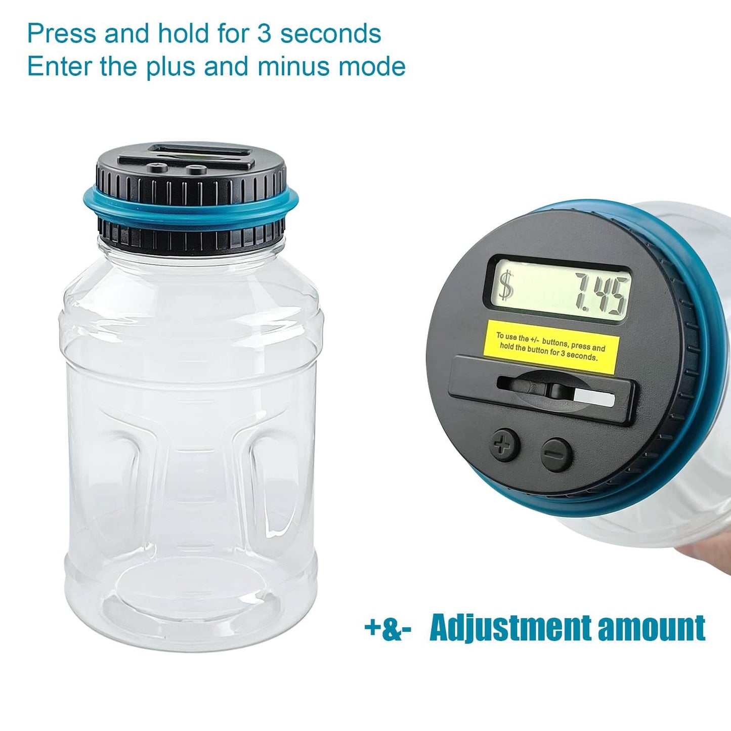 Dream Motto Digital Coin Jar