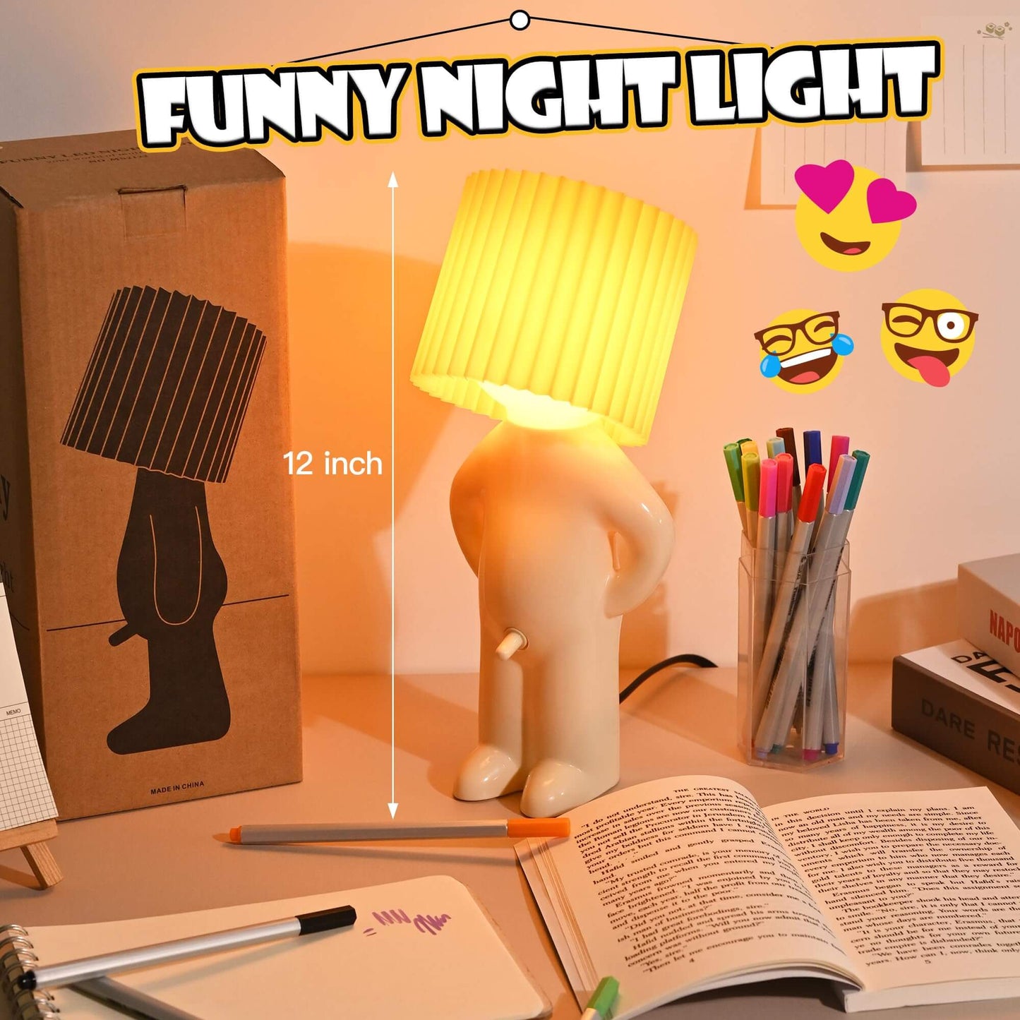 Dream Motto Funny Boy Night Light