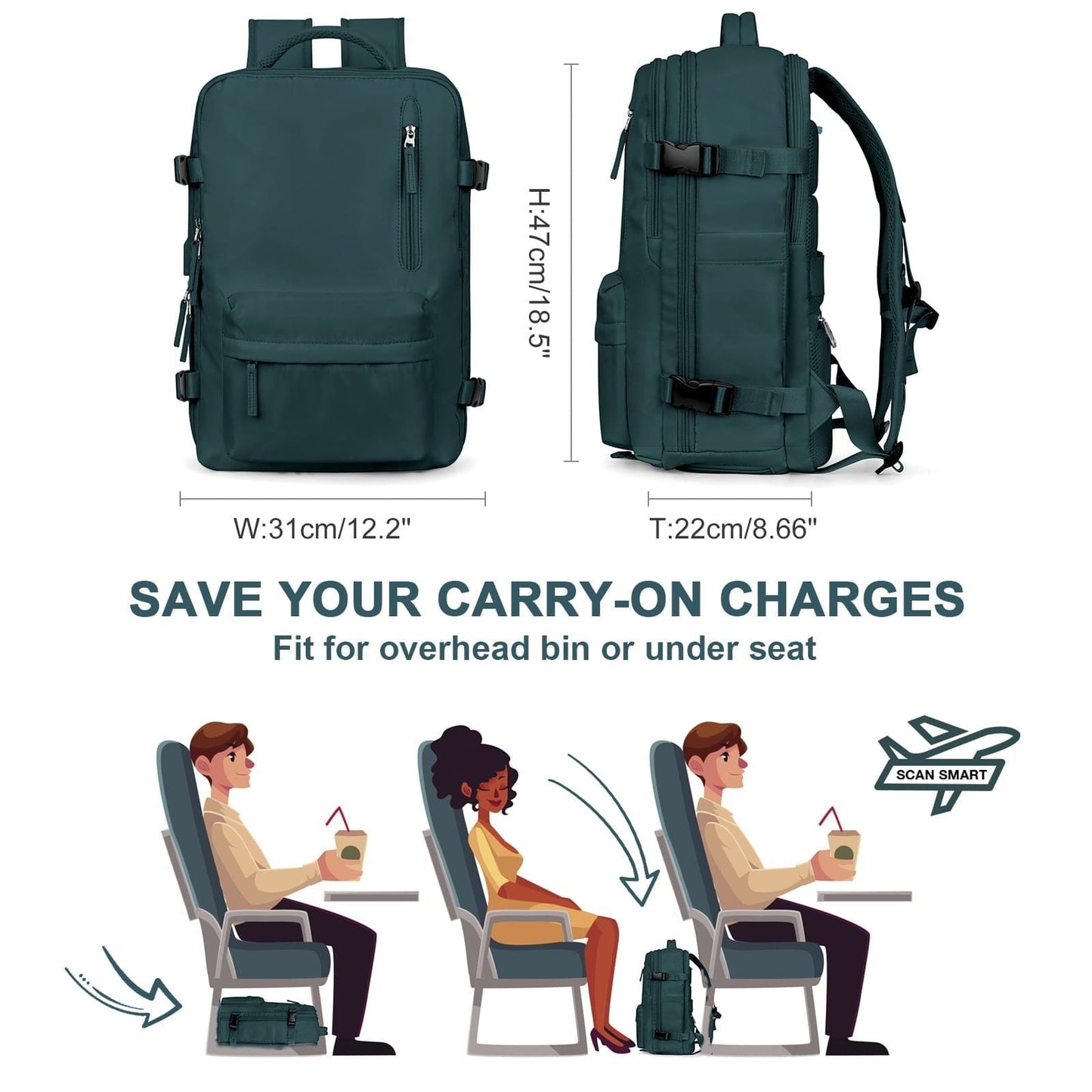 Dream Motto Hot products 🔥2024 HOT SALE 50% OFF🔥Waterproof Travel Backpack