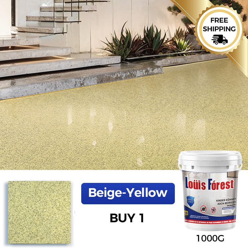 Dream Motto™ Hot products Beige-Yellow / 🔥🔥1000g / 1 PC ✨New Arrival✨High-Gloss Marble Finish Epoxy Floor Coating (Free Shipping✈️)