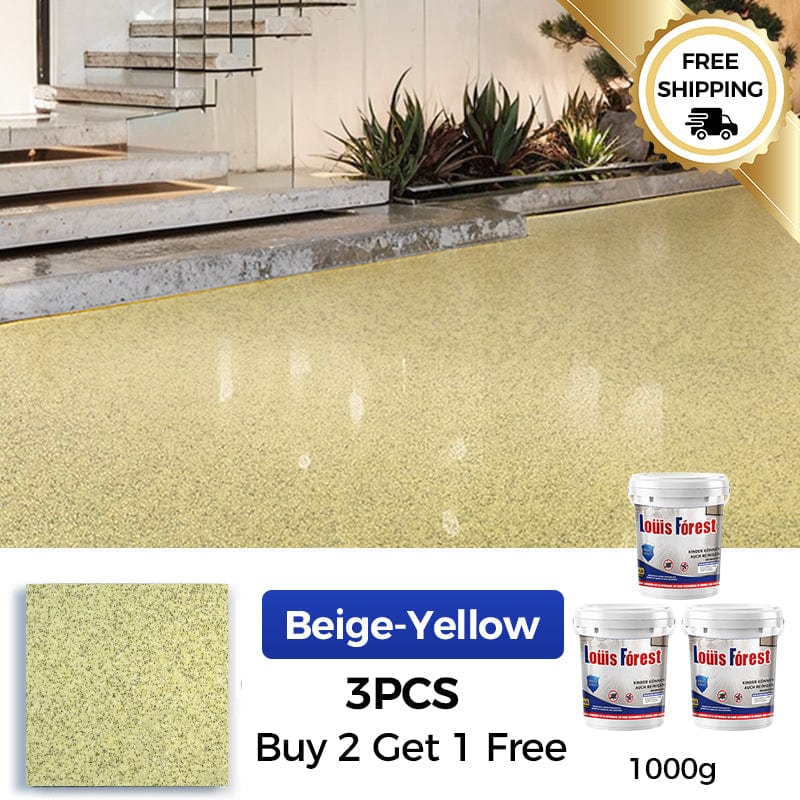 Dream Motto™ Hot products Beige-Yellow / 🔥🔥1000g / 3 PCS (🔥Buy 2 Get 1 Free) ✨New Arrival✨High-Gloss Marble Finish Epoxy Floor Coating (Free Shipping✈️)