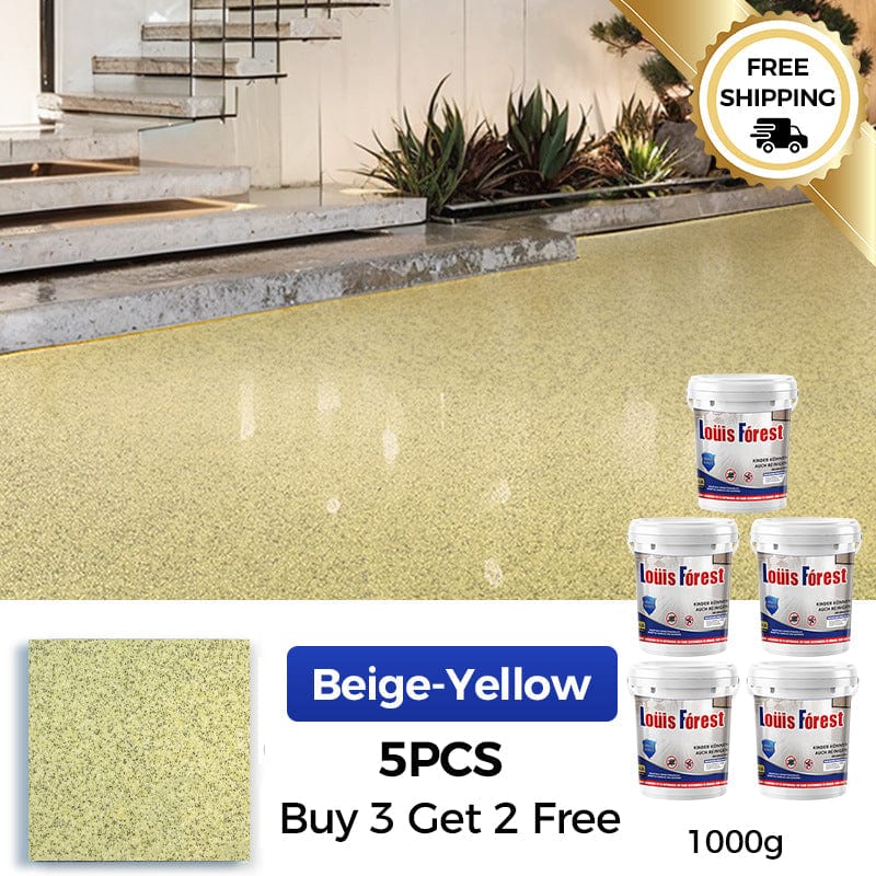 Dream Motto™ Hot products Beige-Yellow / 🔥🔥1000g / 5 PCS (🔥Buy 3 Get 2 Free) ✨New Arrival✨High-Gloss Marble Finish Epoxy Floor Coating (Free Shipping✈️)