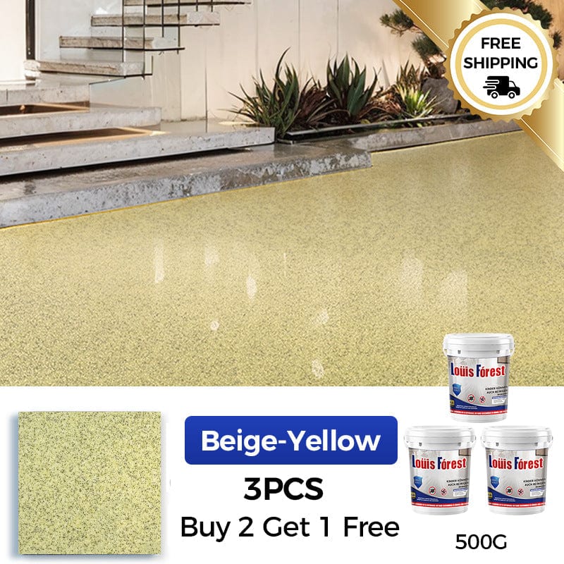 Dream Motto™ Hot products Beige-Yellow / 🔥🔥500g / 3 PCS (🔥Buy 2 Get 1 Free) ✨New Arrival✨High-Gloss Marble Finish Epoxy Floor Coating (Free Shipping✈️)