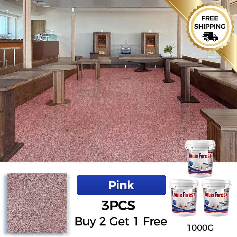 Dream Motto™ Hot products Pink / 🔥🔥1000g / 3 PCS (🔥Buy 2 Get 1 Free) ✨New Arrival✨High-Gloss Marble Finish Epoxy Floor Coating (Free Shipping✈️)