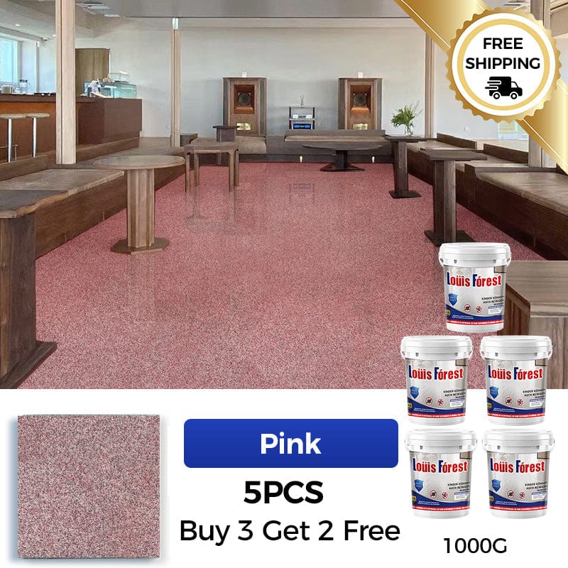Dream Motto™ Hot products Pink / 🔥🔥1000g / 5 PCS (🔥Buy 3 Get 2 Free) ✨New Arrival✨High-Gloss Marble Finish Epoxy Floor Coating (Free Shipping✈️)