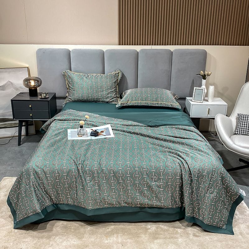 Dream Motto Houseware & Kitchen 🔥🔥Washable Icy Cool Breathable Summer Quilt 4-piece Set