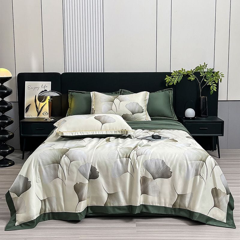 Dream Motto Houseware & Kitchen 🔥🔥Washable Icy Cool Breathable Summer Quilt 4-piece Set