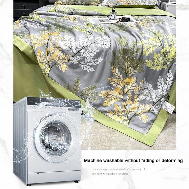 Dream Motto Houseware & Kitchen 🔥🔥Washable Icy Cool Breathable Summer Quilt 4-piece Set