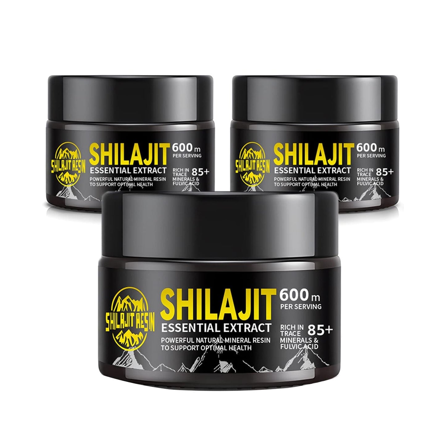 Dream Motto 🔥🔥Pack of 3 🔥Himalayan Shilajit Resin, 600mg Max Potency