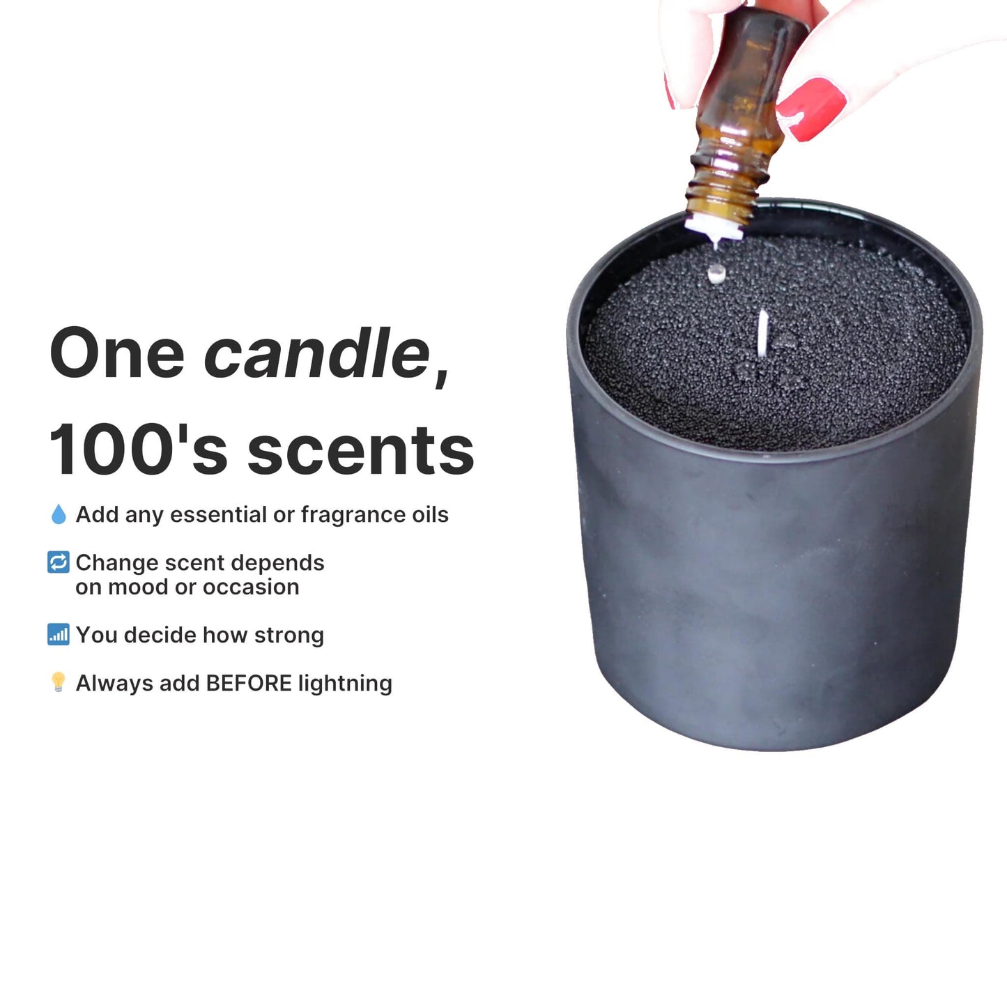 Dream Motto™ Peraled Candle Luminéa Candle Unscented