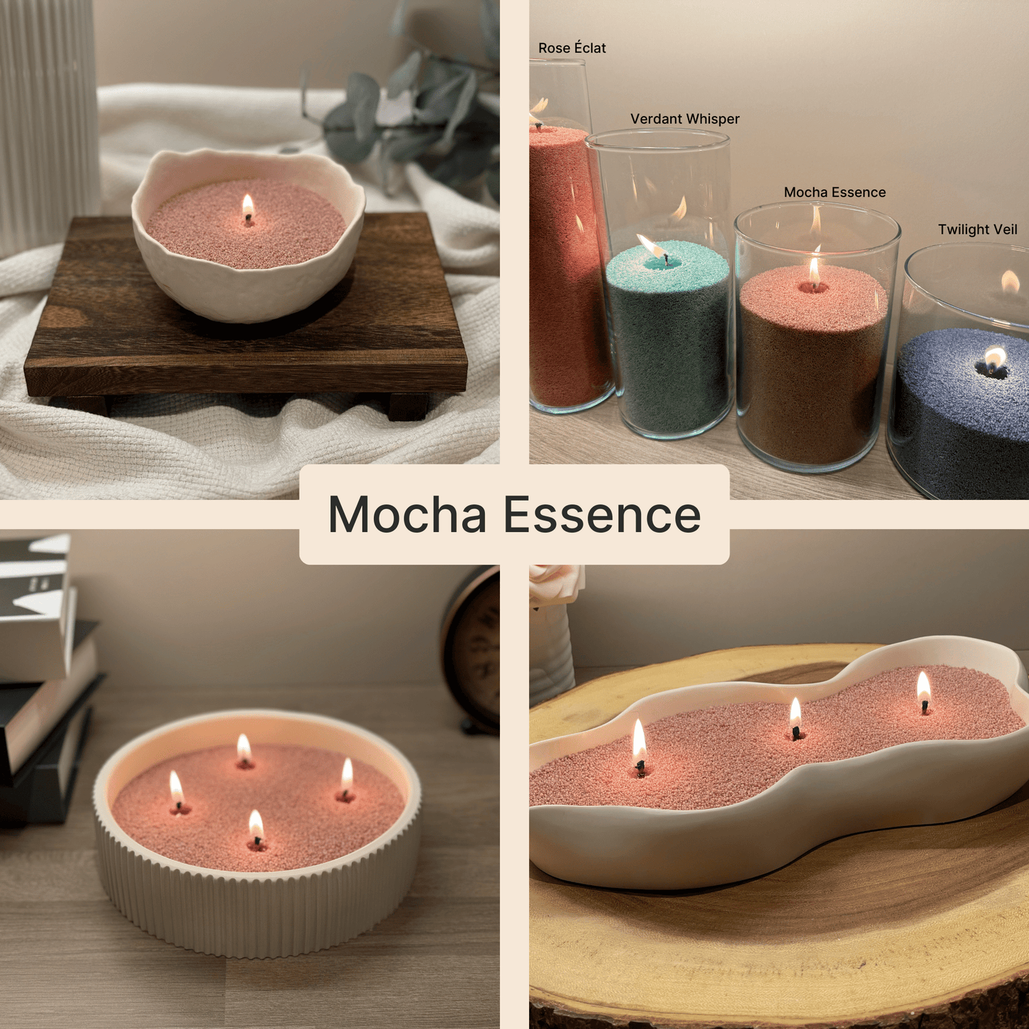 Dream Motto™ Peraled Candle Luminéa Candle Unscented
