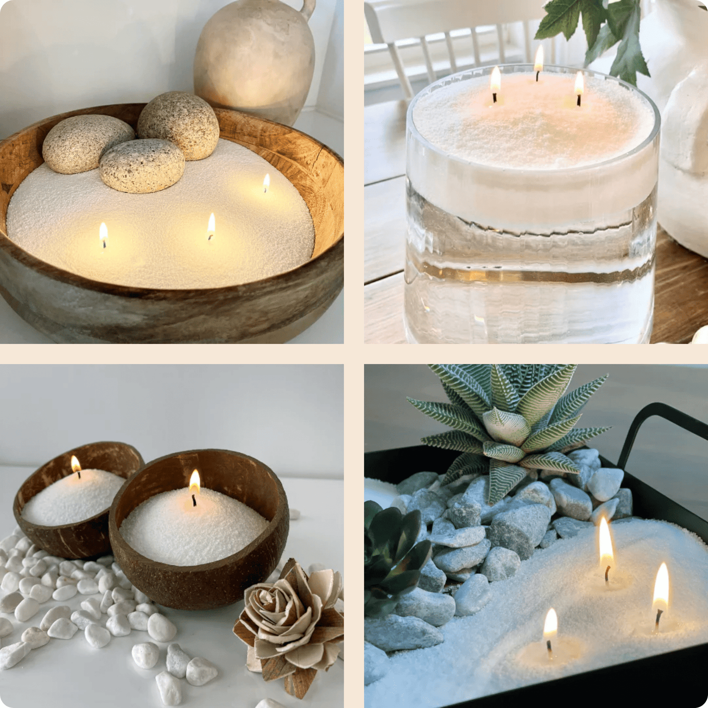 Dream Motto™ Peraled Candle Luminéa Candle Unscented