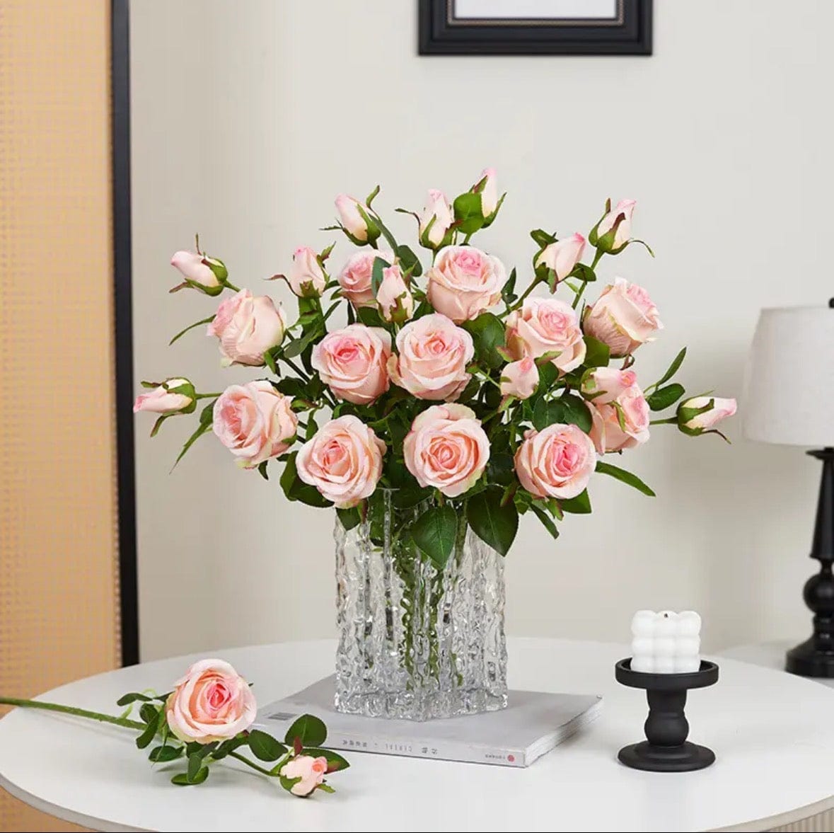 Dream Motto™ Pink Luxury Bulgarian Silk Flowers – Hyper-Realistic Designs