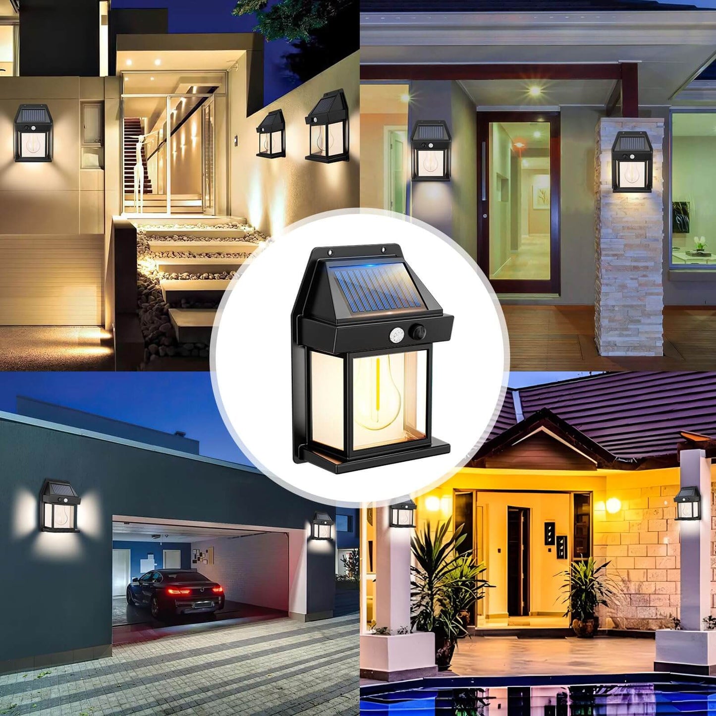 Dream Motto Solar LED Courtyard Lamp with Motion Sensors