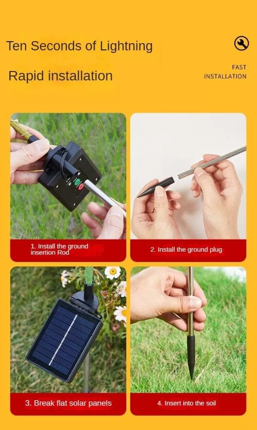 Dream Motto™ Updated Solar Garden Lights Simulated Flower Big Hydrangea Outdoor Waterproof