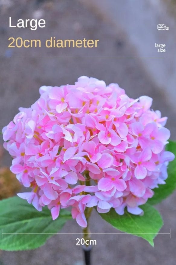 Dream Motto™ Updated Solar Garden Lights Simulated Flower Big Hydrangea Outdoor Waterproof