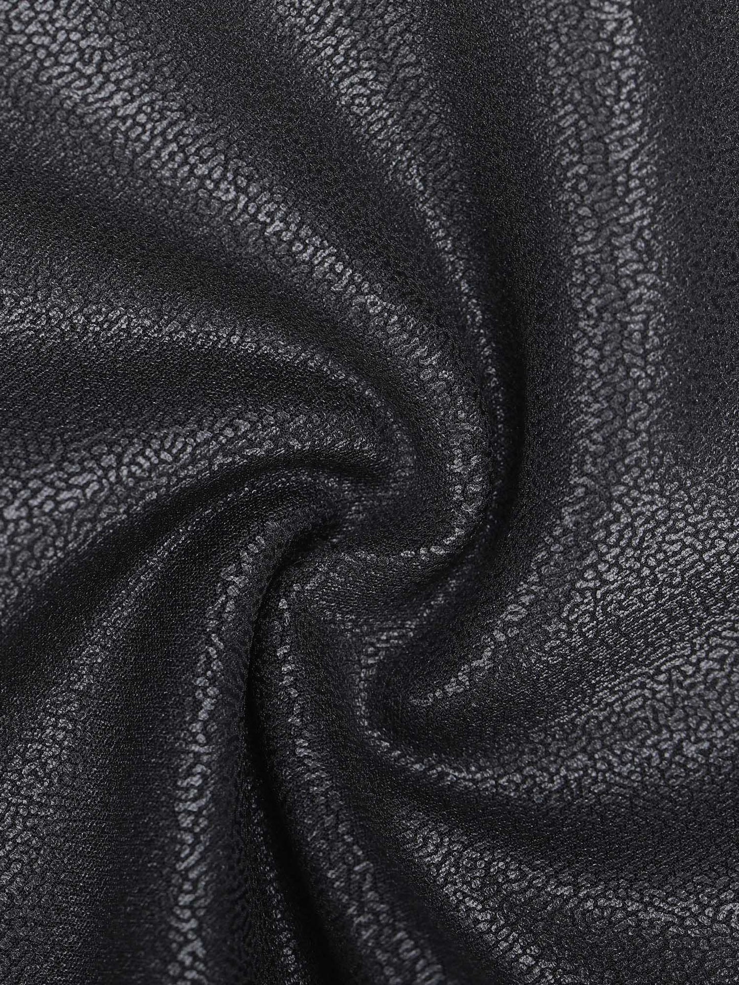 DreamMotto Faux Leather Collection Built-In Shapewear Leather Bodysuit