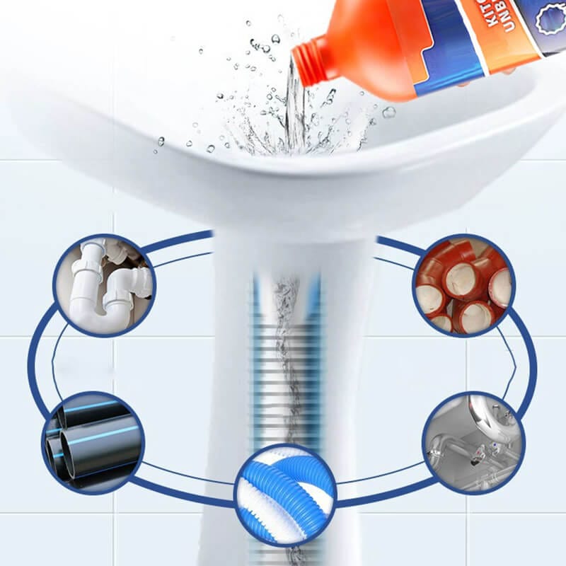 DreamMotto Houseware & Kitchen 🏠🚿 Wide range of applications, the pipeline dredging agent is suitable for various pipes! 🏠🚿