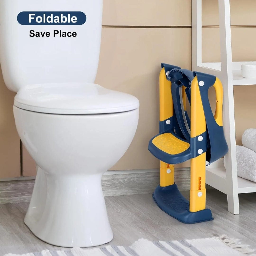 DreamMotto™ Toddlers Potty Training Toilet Seat Step Stool Ladder Adjustable Height for Kids.... Child Toilet Seat