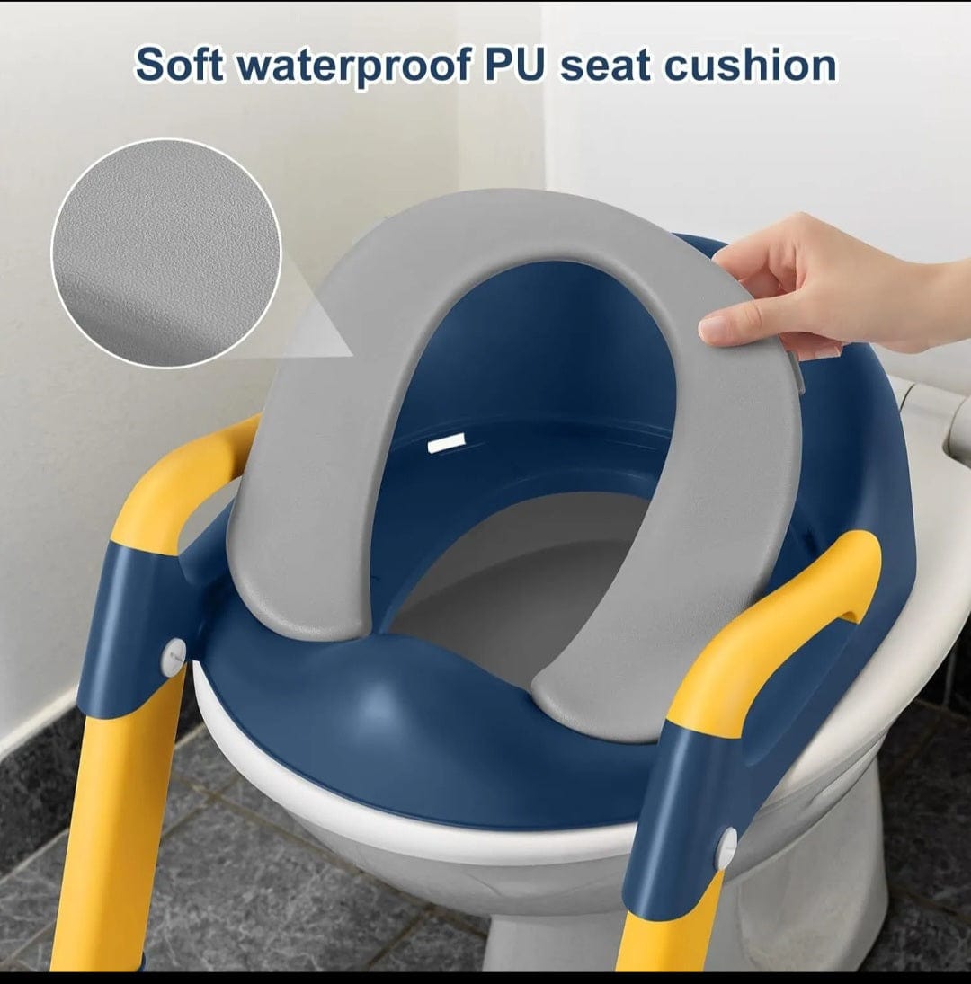 DreamMotto™ Toddlers Potty Training Toilet Seat Step Stool Ladder Adjustable Height for Kids.... Child Toilet Seat
