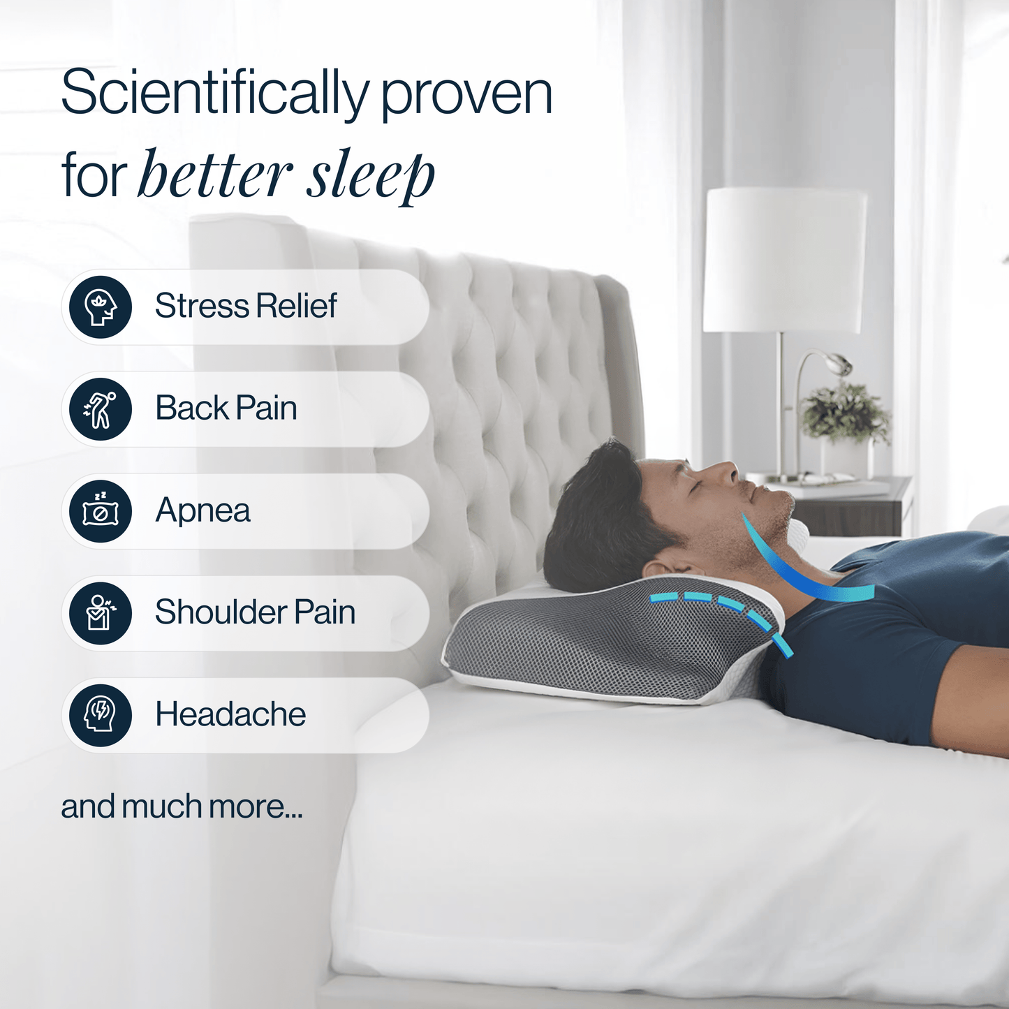 DreamMotto™ V1 Premium Pain Relief Pillow