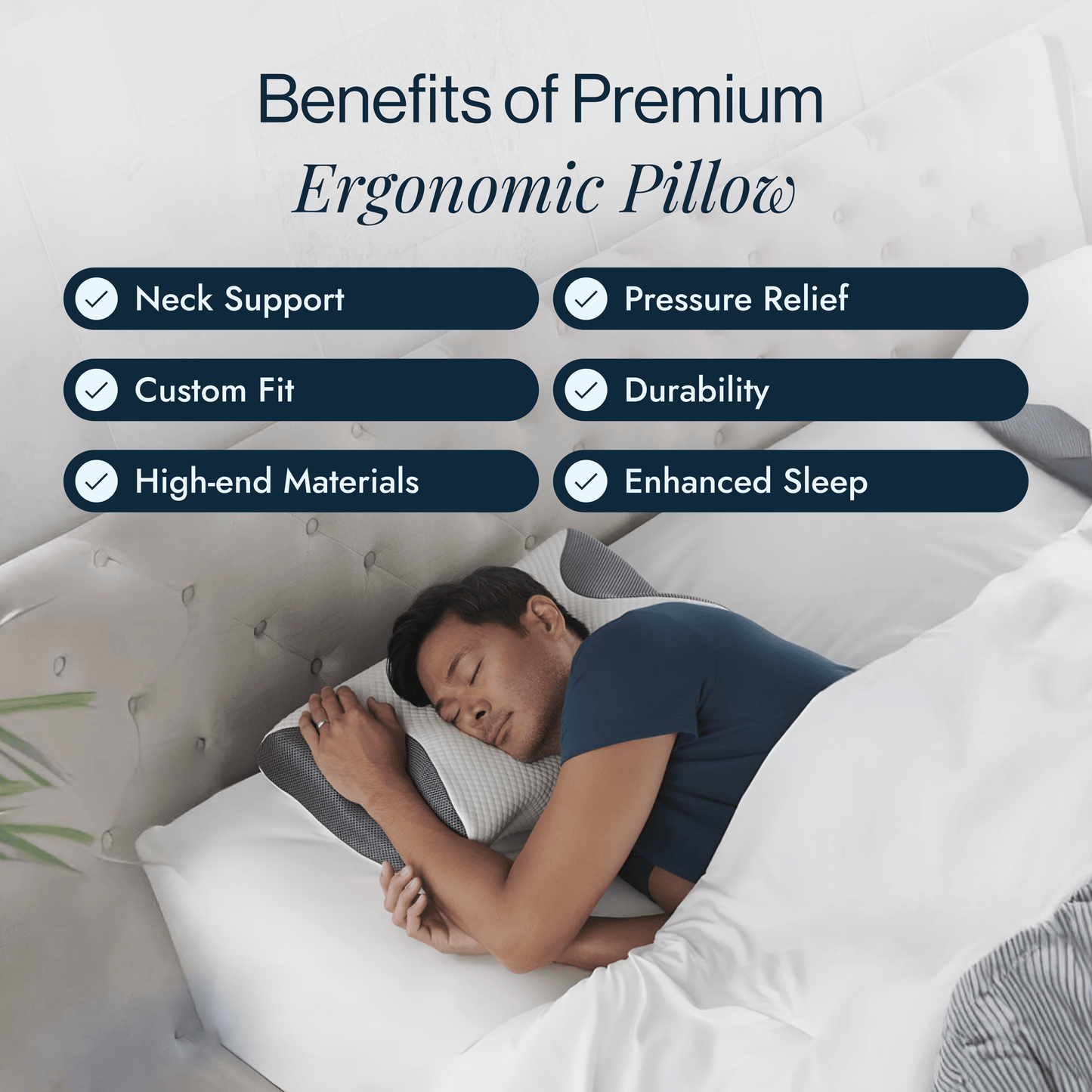DreamMotto™ V1 Premium Pain Relief Pillow