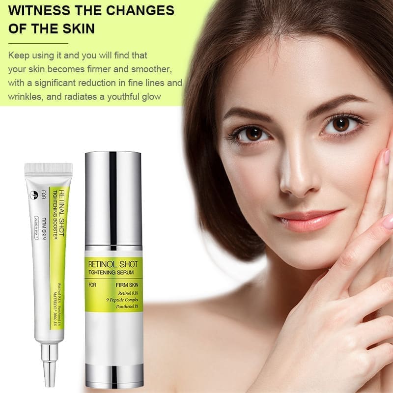 Glowra The Vita A Retinal Shot Tightening Booster & Retinol Serum SET