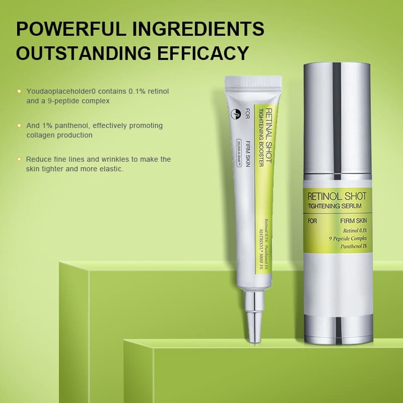 Glowra The Vita A Retinal Shot Tightening Booster & Retinol Serum SET