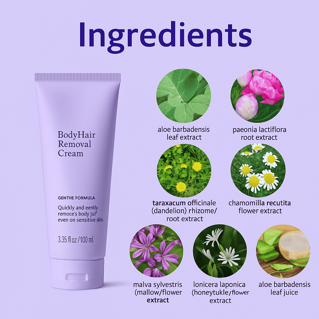 Glowra Wax & Hair Removal Glowra Body Hair Removal Cream