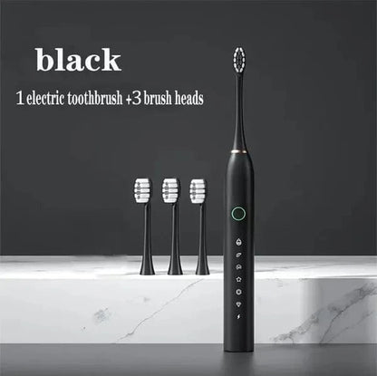 Dream Motto 1 Set Black / 4 Brush Heads / Without Travel Kit 🔥 HOT SALE 49% OFF 🔥 Electric Toothbrush