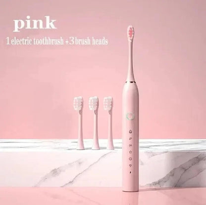 Dream Motto 1 Set Pink / 4 Brush Heads / Without Travel Kit 🔥 HOT SALE 49% OFF 🔥 Electric Toothbrush