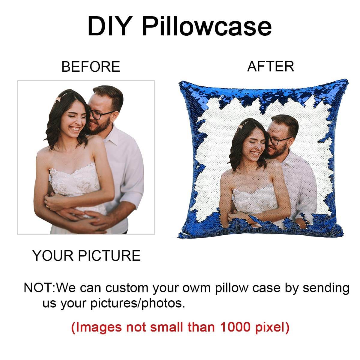 Dream Motto Custom Reversible Pillow cover-Gift for Mother/Lover/Children/Friend/Pet