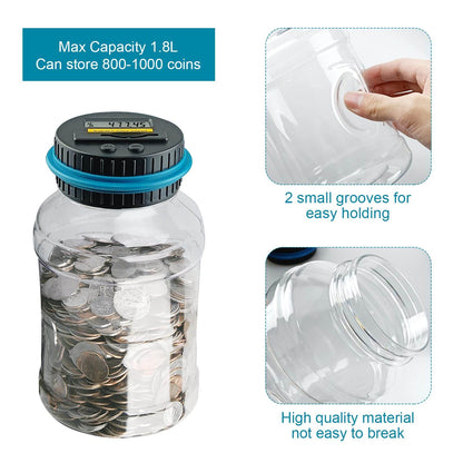 Dream Motto Digital Coin Jar