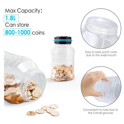 Dream Motto Digital Coin Jar