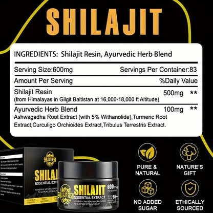 Dream Motto 🔥Himalayan Shilajit Resin, 600mg Max Potency