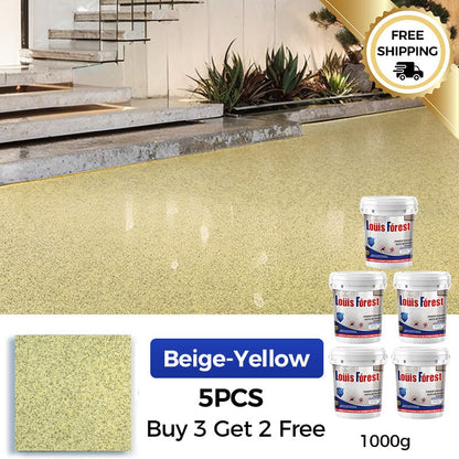 Dream Motto™ Hot products Beige-Yellow / 🔥🔥1000g / 5 PCS (🔥Buy 3 Get 2 Free) ✨New Arrival✨High-Gloss Marble Finish Epoxy Floor Coating (Free Shipping✈️)