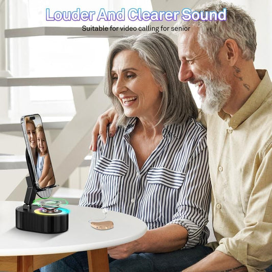 Dream Motto™ Hot sale 🔥HOT SALE 45%OFF🔥💥2025 Upgraded Cell Phone Stand with Induction Speaker/Power Bank/Atmosphere Light