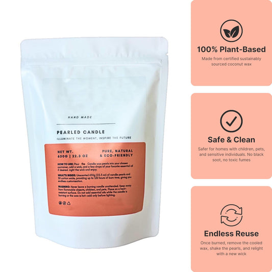 Dream Motto™ Peraled Candle Luminéa Candle Unscented