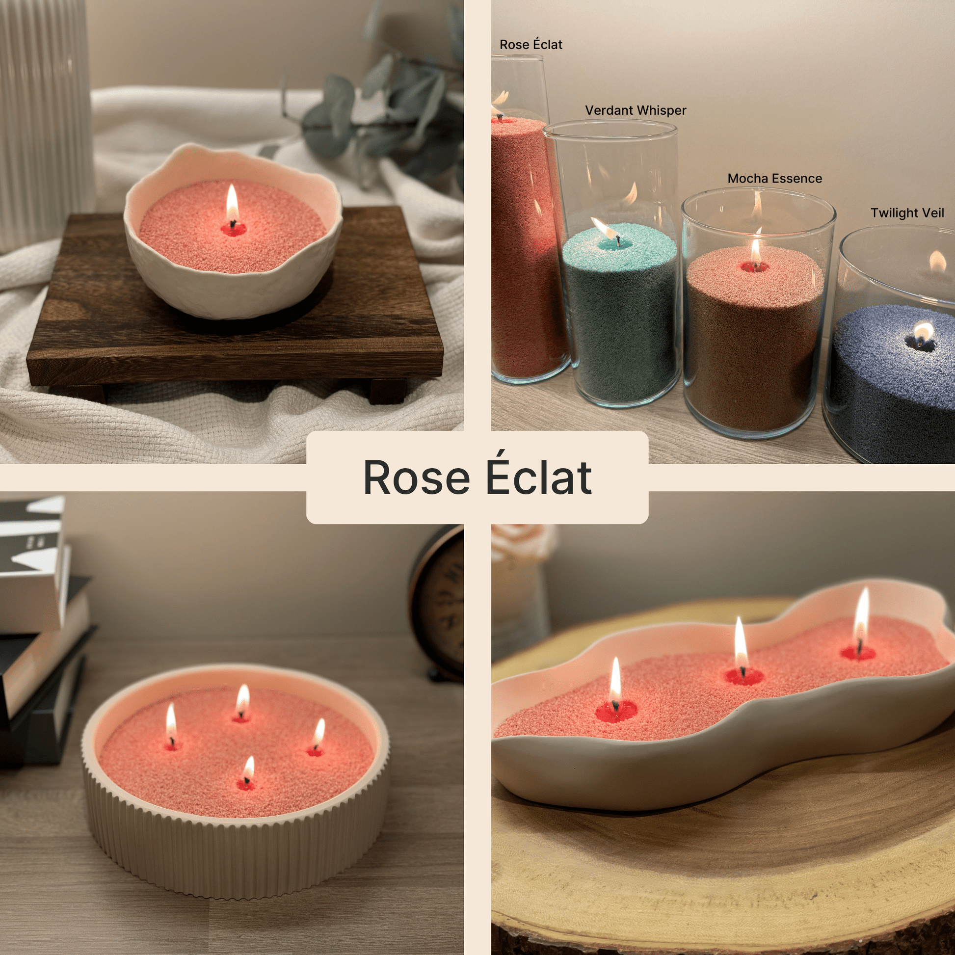 Dream Motto™ Peraled Candle Luminéa Candle Unscented
