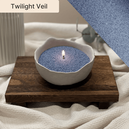 Dream Motto™ Peraled Candle Twilight Veil / Unscented / 7oz/200g + 15 Wicks Luminéa Candle Unscented
