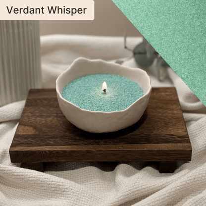 Dream Motto™ Peraled Candle Verdant Whisper / Unscented / 7oz/200g + 15 Wicks Luminéa Candle Unscented
