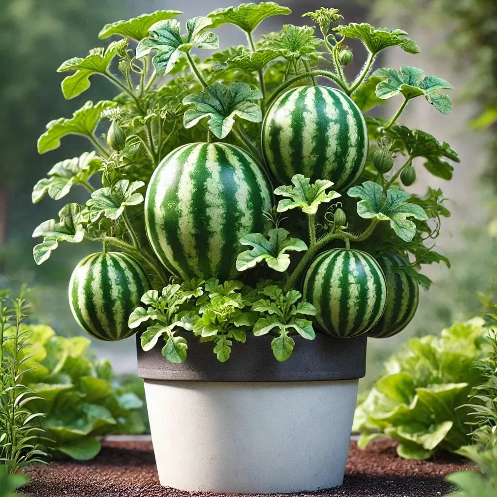 Dream Motto 🍉Ruby Watermelon Seeds - High Yield, Sweet & Juicy, Perfect for Pot Cultivation