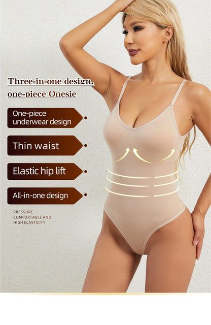 Dream Motto Snatched Thong Bodysuit