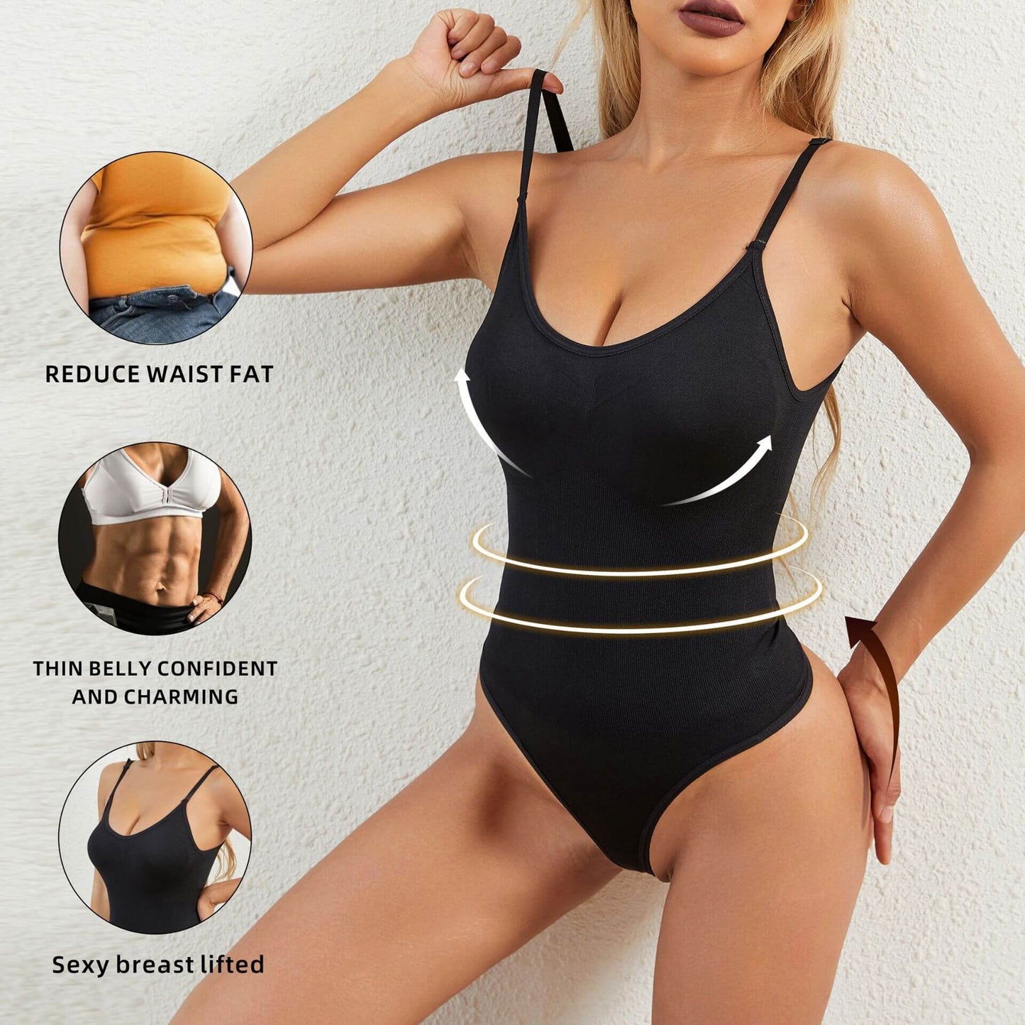 Dream Motto Snatched Thong Bodysuit