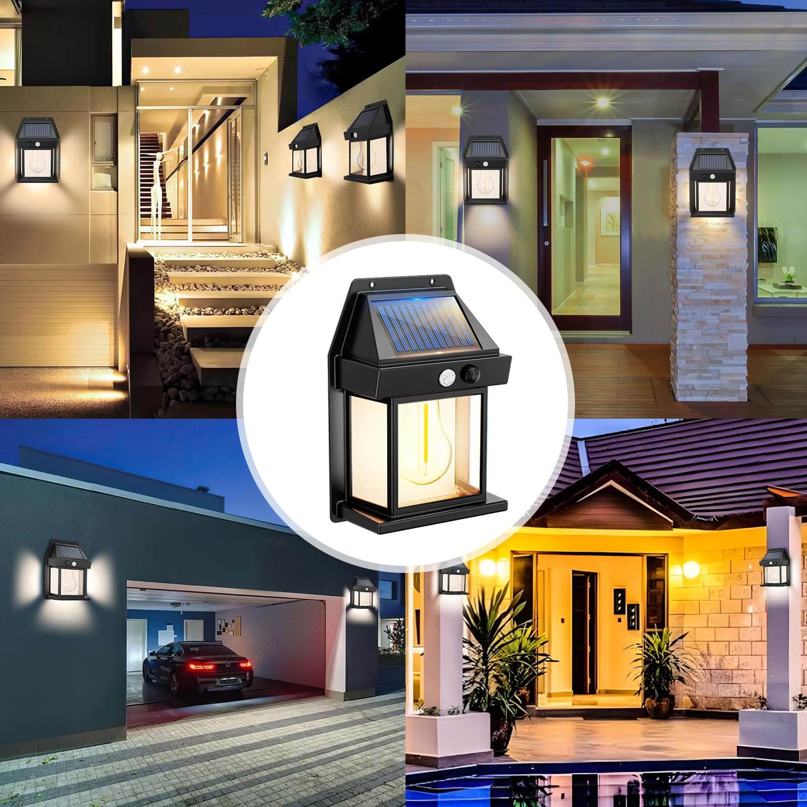 Dream Motto Solar LED Courtyard Lamp with Motion Sensors