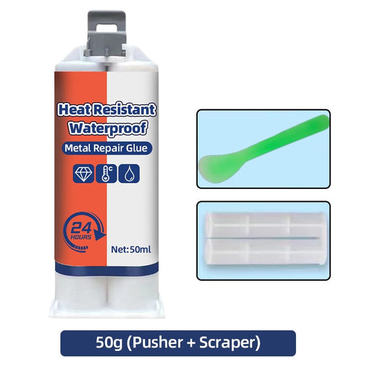 DreamMotto™ Houseware & Kitchen 100g (Pusher + Scraper) / BUY 1 GET 1 FREE(2PCS) Heat Resistant Waterproof Metal Repair Glue
