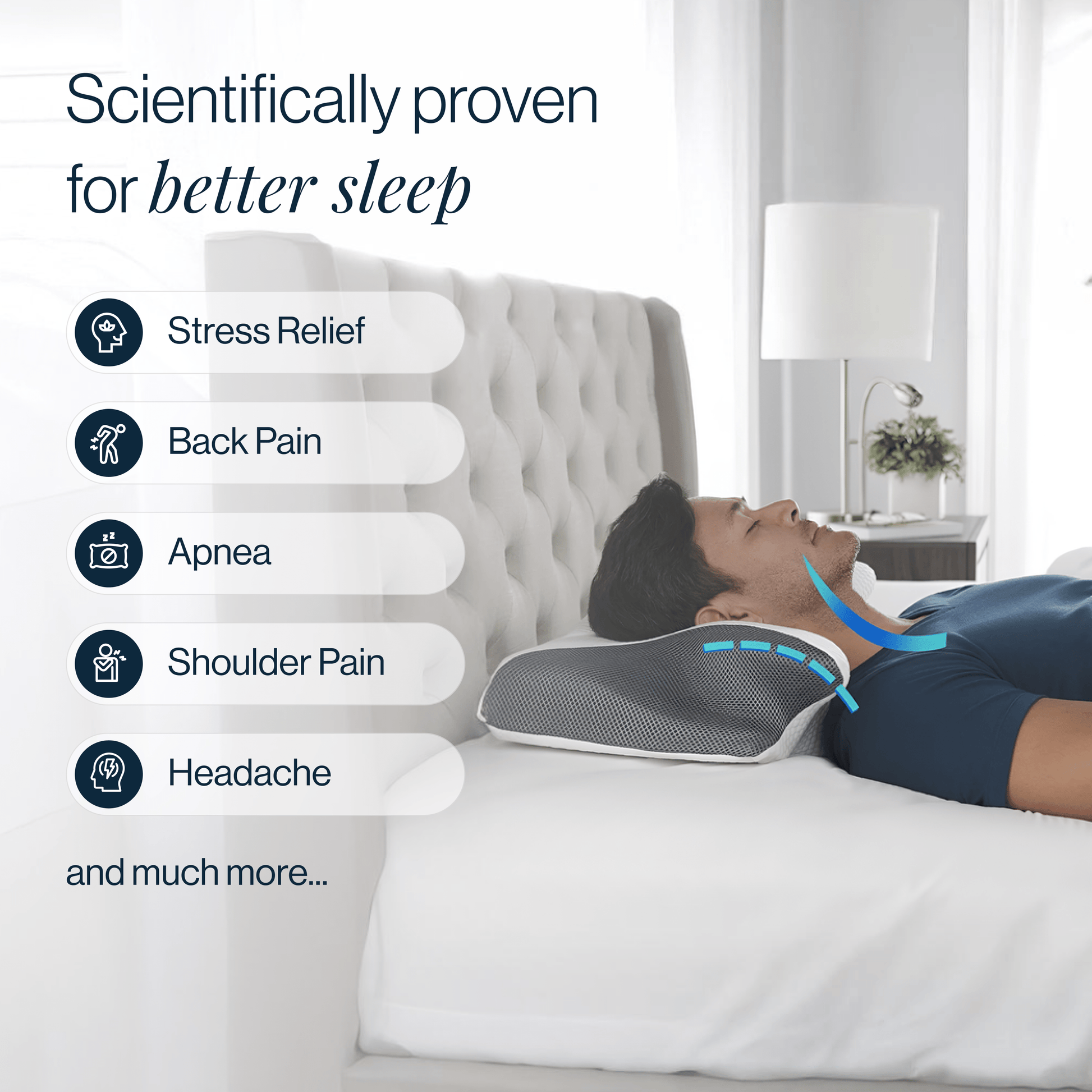 DreamMotto™ V1 Premium Pain Relief Pillow