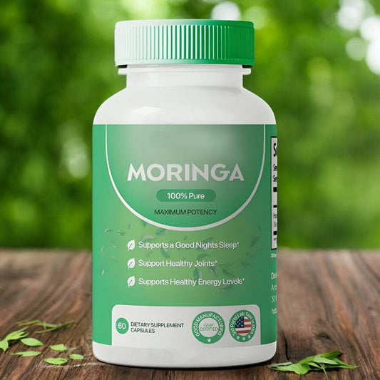 GreenRoots 🔥100% Pure Moringa Capsules (60 capsules per bottle)